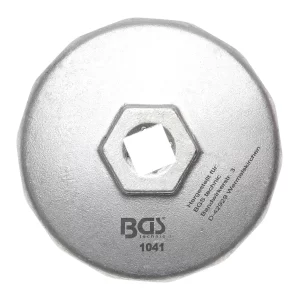 CAZOLETA PARA EXTRAER FILTROS DE ACEITE, ALUMINIO DIECAST, 74 MM X P14