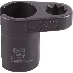 LLAVE CON VENTANA PARA INYECC. Y SONDA LAMBDA, 22 MM (7/8 ) X 50 MM, 1/2"
