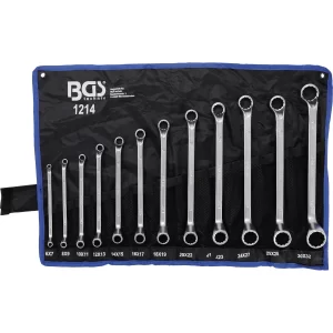 JUEGO 12 PIEZAS LLAVES ACODADAS 6X7-30X32 MM