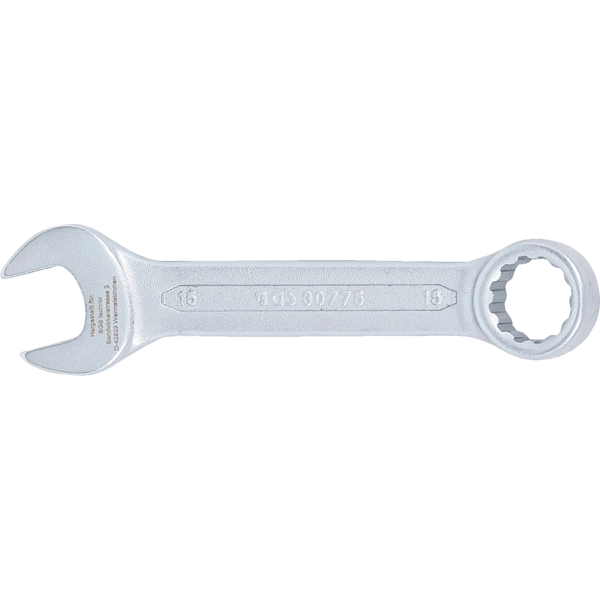 LLAVE COMBINADA, EXTRA CORTA, 15 MM - Imagen 3