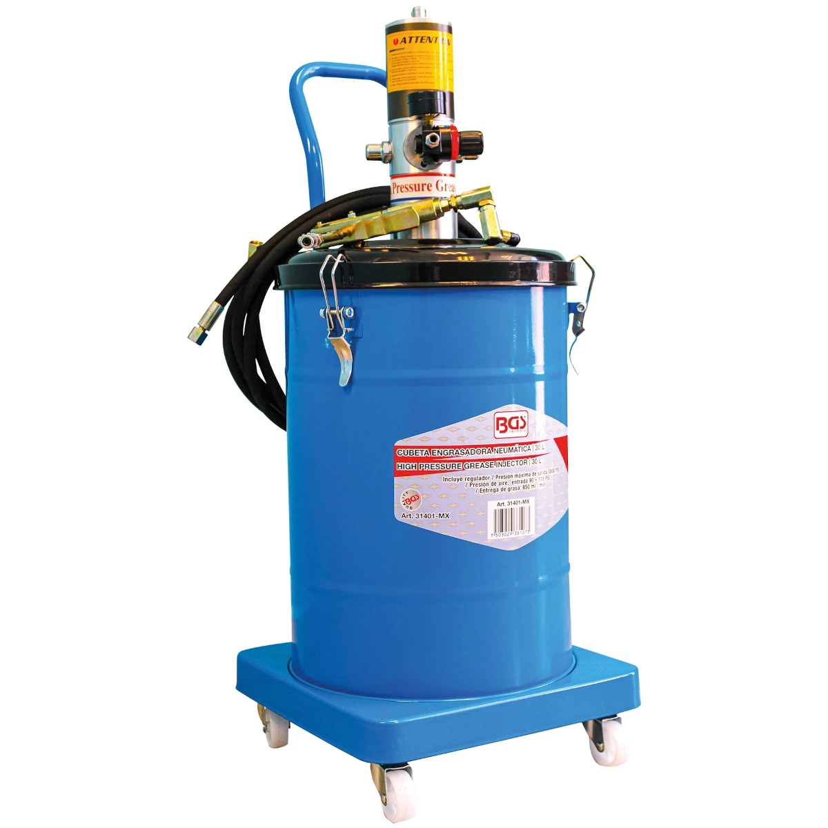 CUBETA ENGRASADORA NEUMATICA | CAPACIDAD 30 L
