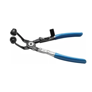 ALICATES PARA ABRAZADERAS DE MANGUERAS | CURVADO TIPO | CON FUNCIÓN DE CARRACA | 220 MM
