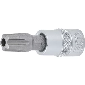 1/4"  DADO CON PUNTA  TORX (T-STAR (TORX)),INVIOLABLE, TS 45X38 MM