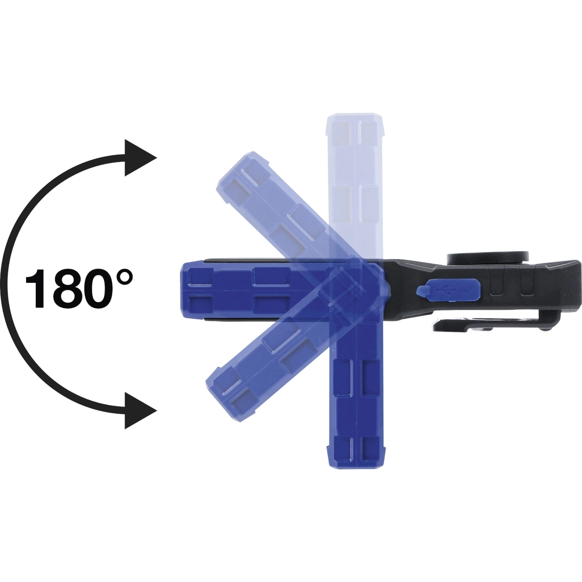 LÁMPARA DE TALLER LED COB CON IMÁN Y GANCHO | PLEGABLE - Imagen 6