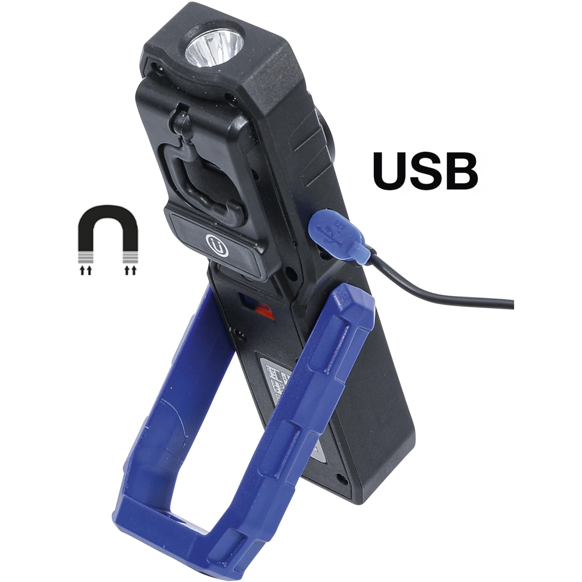LÁMPARA DE TALLER LED COB CON IMÁN Y GANCHO | PLEGABLE - Imagen 8