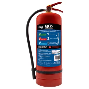 EXTINTOR  DE EMERGENCIA RECARGABLE | 9 KG / 19.8 LB | POLVO QUIMICO ABC