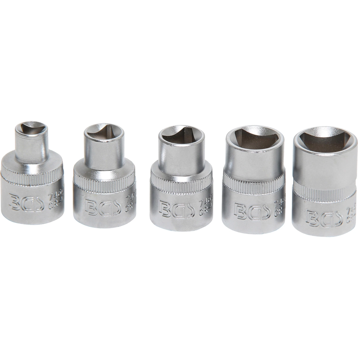 JUEGO 5 PIEZAS DE DADOS DE 3 CARAS, M5 - M12 (8 - 16,5 MM)