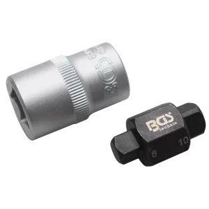 DADO ESPECIAL PARA TAPONES DE CARTER, 4-PT.,  8 Y10 MM