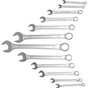 JUEGO 12 PIEZAS DE LLAVES COMBINADAS SEG·N NORMAS DIN 3113 6-22 MM