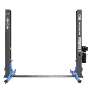 ELEVADOR DE 2 POSTES ALTURA LIBRE | CAPACIDAD / 9000 LB / 4082 KG