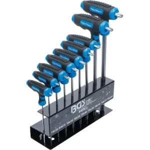 JUEGO 9 PIEZAS DE LLAVES CON MANGO EN T,T-STAR (TORX), T10 - T50